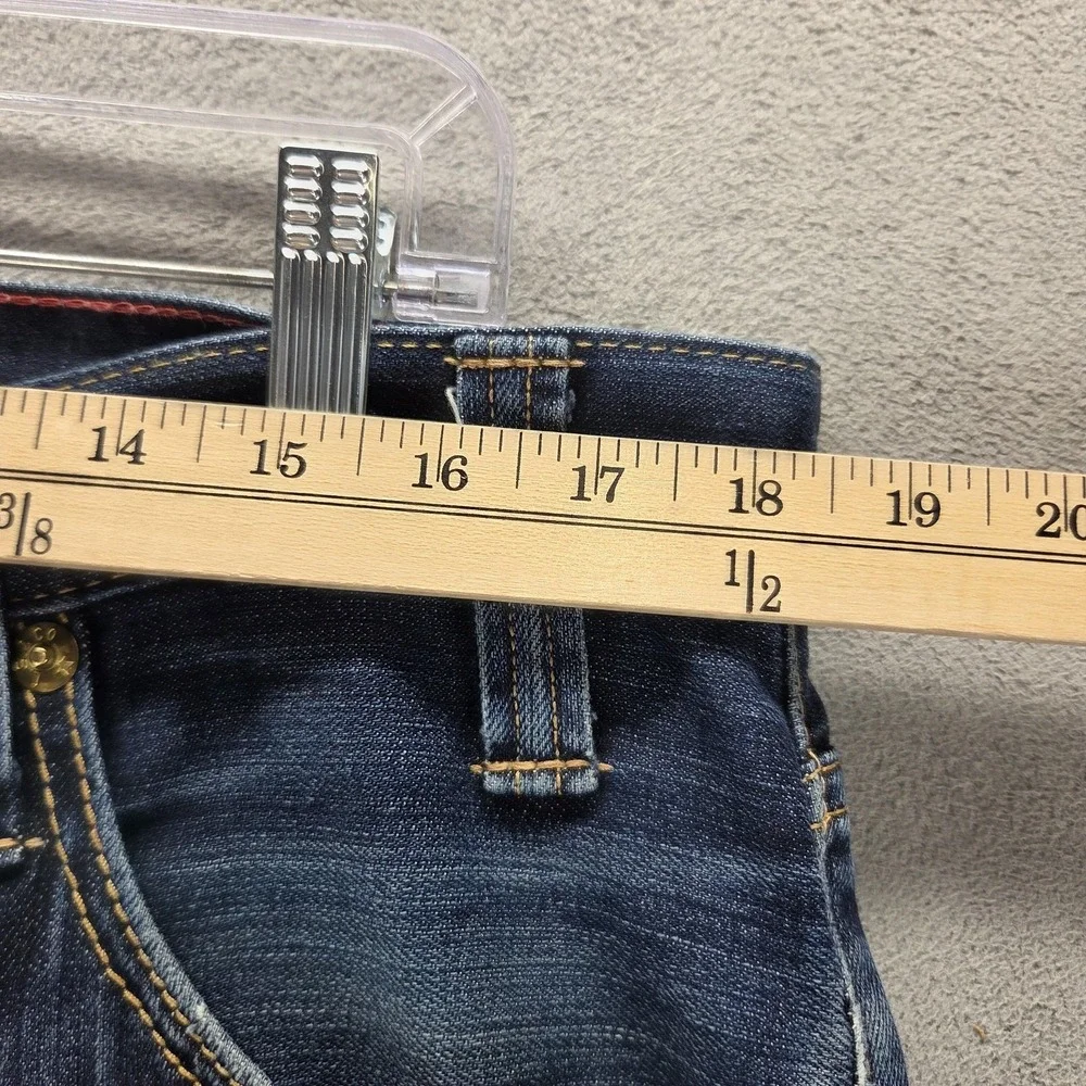 Levis 504 Jeans Mens Blue Straight Regular Red Label Fit Zip Fly Fits 36x30